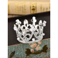Tiara Perfect For Cake Topper Silver Pearl