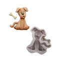 Silicone Mould Fondant Clay Dog and Bone