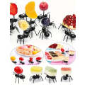 Plastic Ant Fruit Fork 12pcs