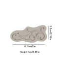 Silicone Mould Curly Border