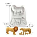 Silicone Mould Lion