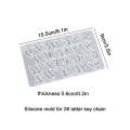 Silicone Mould  Resin Alphabet Small