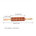 Embossing Wooden Rolling Pin