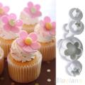 Fondant plunger Cutter, Flower Blossom