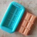 Chocolate bar silicone mould, size of bar 6.5x3.1cm
