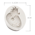 Game of Thrones Dragon B silicone mould, 7x4.5cm