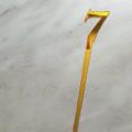 Gold Number 7 acrylic mirror cake topper, 7cm