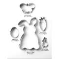 Metal Cookie Cutter Bunny Easter