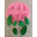 Leaves silicone mould