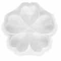 Large Geometric Heart Flower Shape Silicone Mould, mousse pudding 16cm. 3.5cm deep