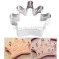 Princess crown cookie cutter metal, 7.5x6cm, C