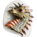 Game of Thrones Dragon C silicone mould, 7.2x6.5cm