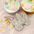 Unicorn horn, ears and lashes cupcake mould