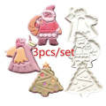 Christmas plastic cookie cutter set