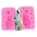 Silicone Mould 3D Circus Elephant