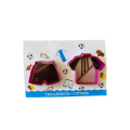 Plastic cookie cutter soccer