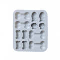 Silicone Mould Chocolate Fish And Dog Bones Paw