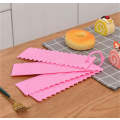 Plastic Cake Comb Scraper Set