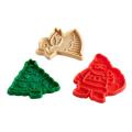 Christmas plastic cookie cutter set