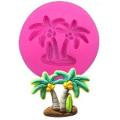 Palm tree silicone mould, fondant, size 4.5x5cm