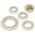 Round wavy Edge Double Sided Cutter 4pc