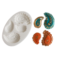 Paisley silicone mould