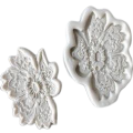 Lace Flower Border silicone mould