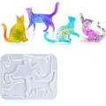 Silicone Mould Resin Cats