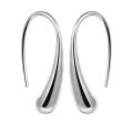 Lucky Silver - Silver Designer Long Teardrop Earrings - LOCAL STOCK - LSE004
