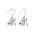 Lucky Silver - Silver Designer Dragon Fly Earrings - LOCAL STOCK - LSE009