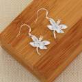 Lucky Silver - Silver Designer Dragon Fly Hanging Earrings - LOCAL STOCK - LSE154