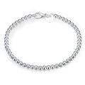 Lucky Silver - Silver Designer Small Balls Bracelet with Lobster Clasp - LOCAL STOCK - LSH198