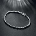 Lucky Silver - Silver Designer Small Balls Bracelet with Lobster Clasp - LOCAL STOCK - LSH198