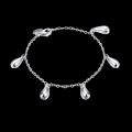 Lucky Silver - Silver Designer Tiny Tear Drop Charm Bracelet - LOCAL STOCK - LSH218