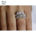 1 Carat Vintage Style Victorian Art Deco Solid 925 Sterling Silver Bridal Wedding Engagement Ring...