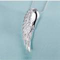 Lucky Silver - Silver Designer Angel Wing Necklace - LOCAL STOCK - LSN146