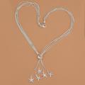 Lucky Silver - Silver Designer Star Lariat Necklace - LOCAL STOCK - LSN443