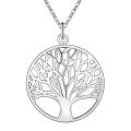 Lucky Silver - Silver Designer Tree of Life Necklace - LOCAL STOCK - LSN677