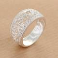 Lucky Silver - Silver Designer Filigree Ring - LOCAL STOCK - LSR268-6