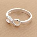 Lucky Silver - Silver Designer Infinity Ring - LOCAL STOCK - LSR321