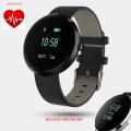 Blood Pressure Heart-Rate Smart Health Bracelet [FBH09] - Gold Face/Pink Strap