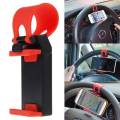 Car Steering Wheel Phone Socket Holder