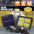 LED Solar Power Motion Sensor  Wall Outdoor Light