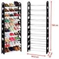 Stackable shoe rack 30 pairs