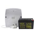 SherloTronics Battery Backup Power Supply 12V 3.2 Amp with Securi Prod 7.2Amp Battery