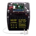 SherloTronics Battery Backup Power Supply 12V 6.4 Amp with Securi Prod 18Amp Battery