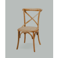 Cross Back Chairs - Wood