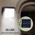 56-LED Outdoor Solar Powered Motion Sensor Light