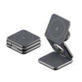 Adam Elements Mag 3 Magnetic 3-in-1 Foldable Travel Charging Station - Grey