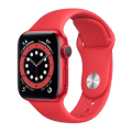 Apple Watch Series 6 (44mm, Red Aluminum Case with Red Sports Band, GPS + Cell) - Pre Owned / 3 M...